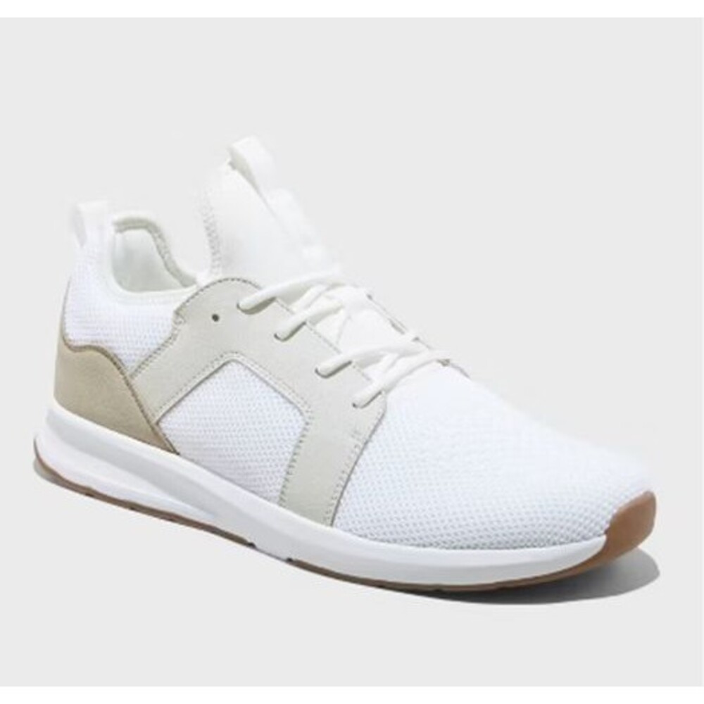NWT Goodfellow & Co Men's Ivory Shaun Sneakers Jogger 89470828 Sz 11.5